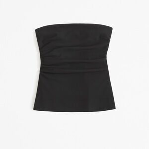 Abercrombie & Fitch Black Strapless Top